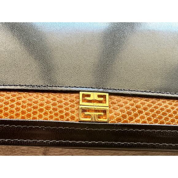 Authentic Givenchy Leather Long Wallet with Chain - Picture 6 of 16